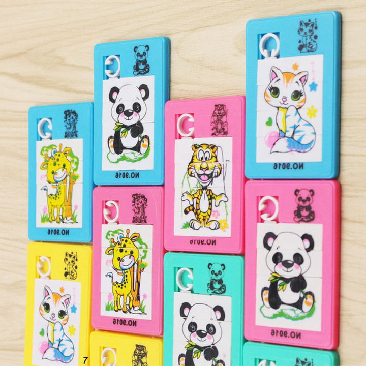 Kids Sliding Puzzle Toy for Screen-Free Animal Fun