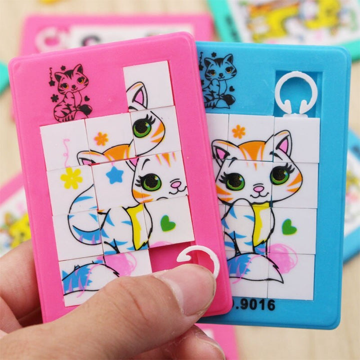 Kids Sliding Puzzle Toy for Screen-Free Animal Fun