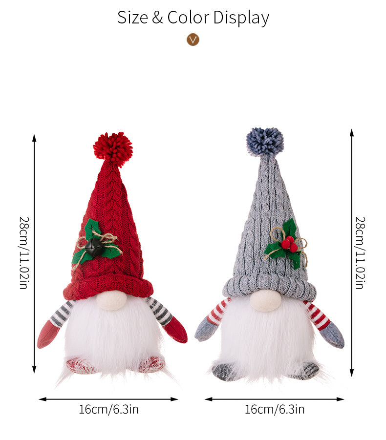 Illuminated Christmas Gnome Pair for Warm Holiday Glow