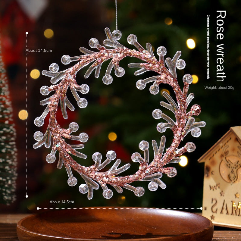 Acrylic Christmas Ornaments for Rainbow Tree Sparkle