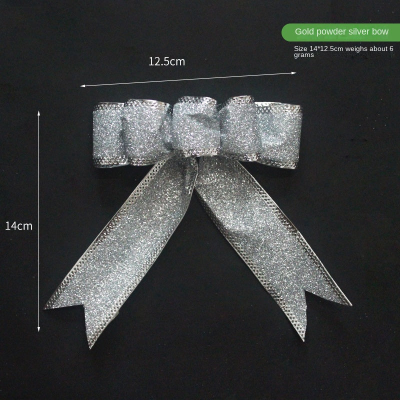 3D Christmas Tree Bow Ornament for Festive Displays