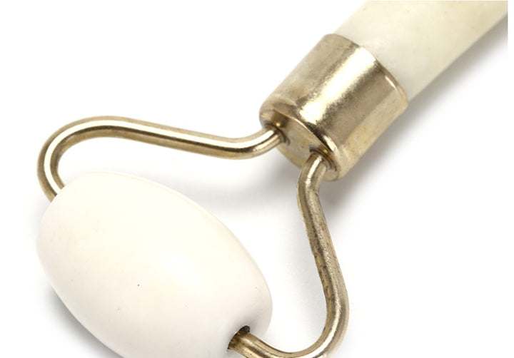 Jade Face Roller – Dual‑Head for Lymphatic Drainage