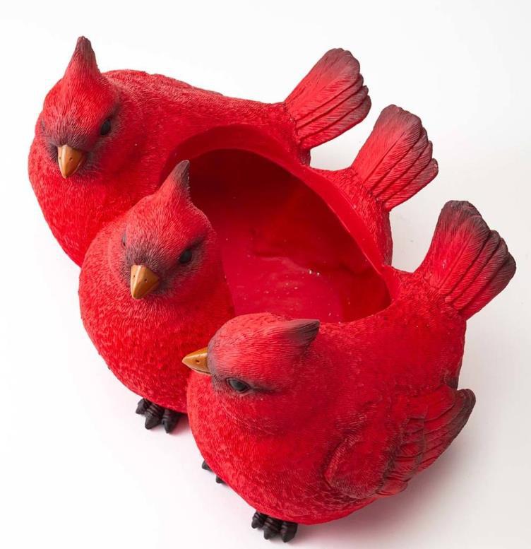 Three Cardinal Resin Planter for Porch & Balcony Decor