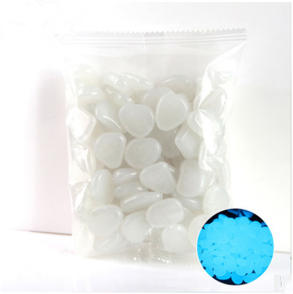 Glow in the Dark Garden Pebbles 100 Pack for Paths