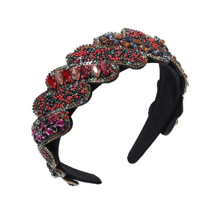 Jeweled Hair Hoop for Instant Glamorous Occasion Style