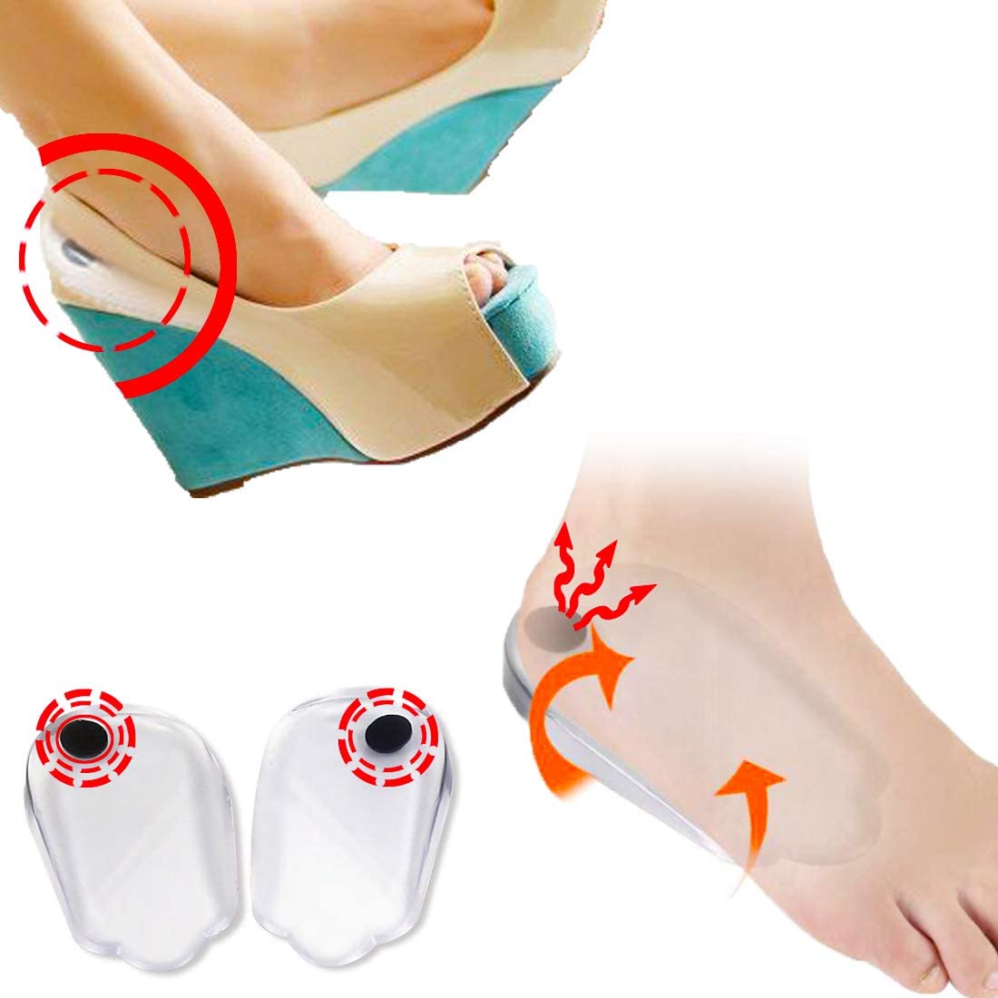 O/X Leg Corrector Insoles — Visible Leg Straightening