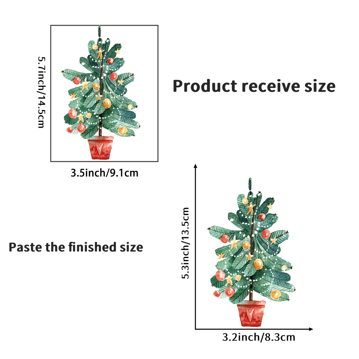 Christmas Glow-in-the-Dark Light Switch Wall Sticker