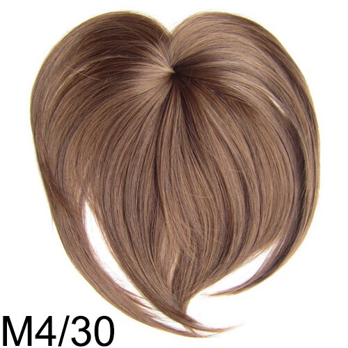 Clip In Bangs Synthetic — Blunt Fringe Hairpiece in 9+