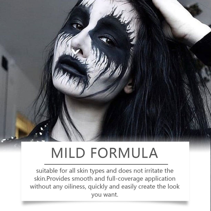 Halloween Face Paint Set for Bold, Lasting Skull Looks