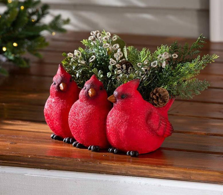 Three Cardinal Resin Planter for Porch & Balcony Decor