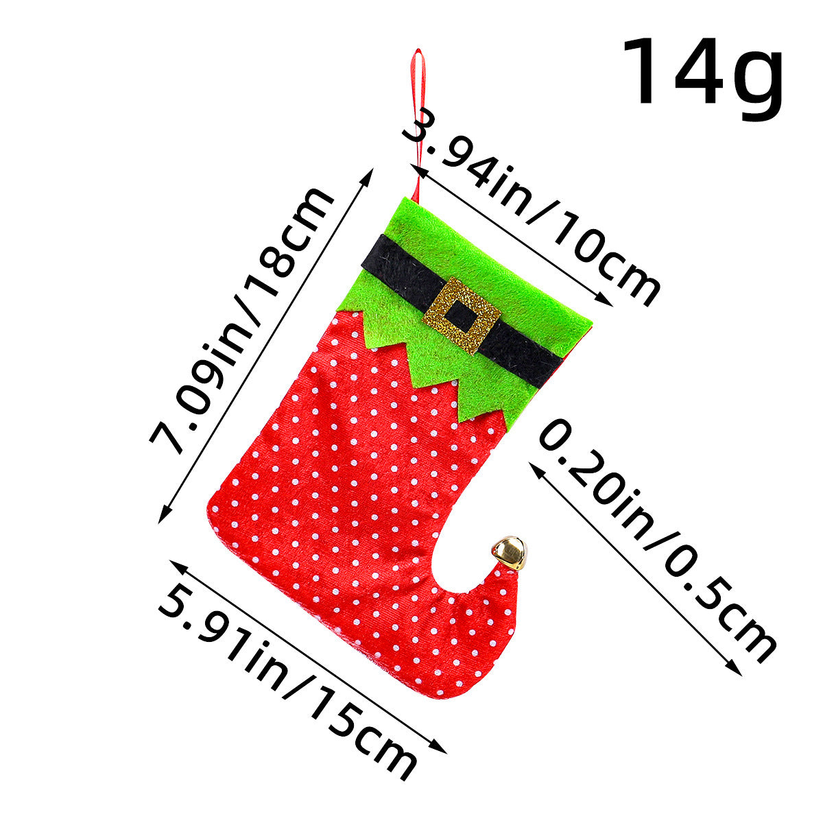 Christmas Stockings With Playful Elf & Santa Style