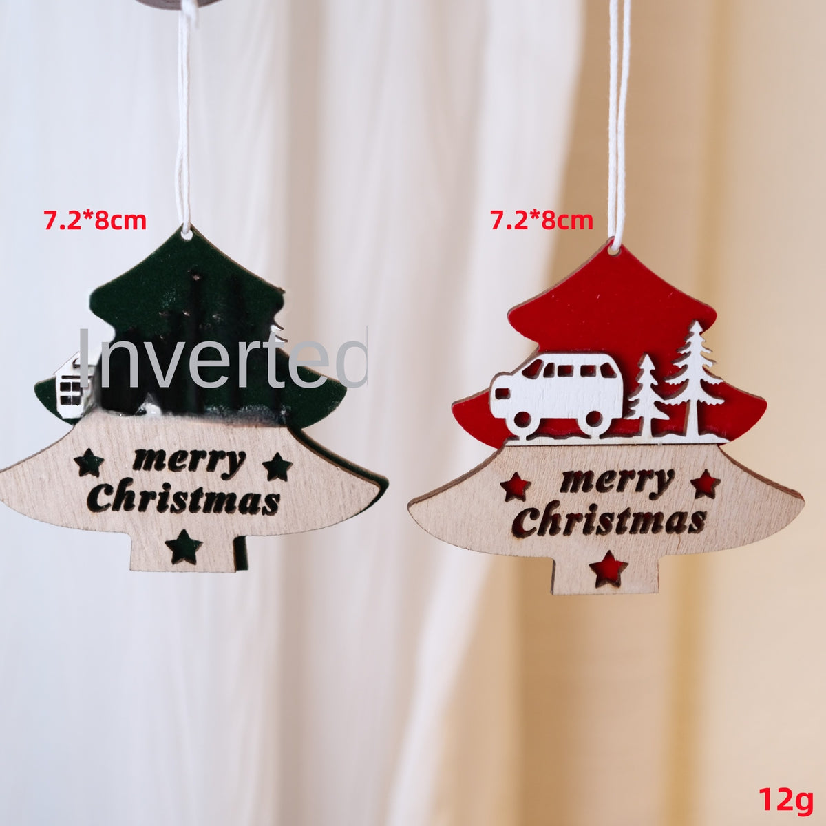 Wooden Christmas Ornaments for Rustic Holiday Charm