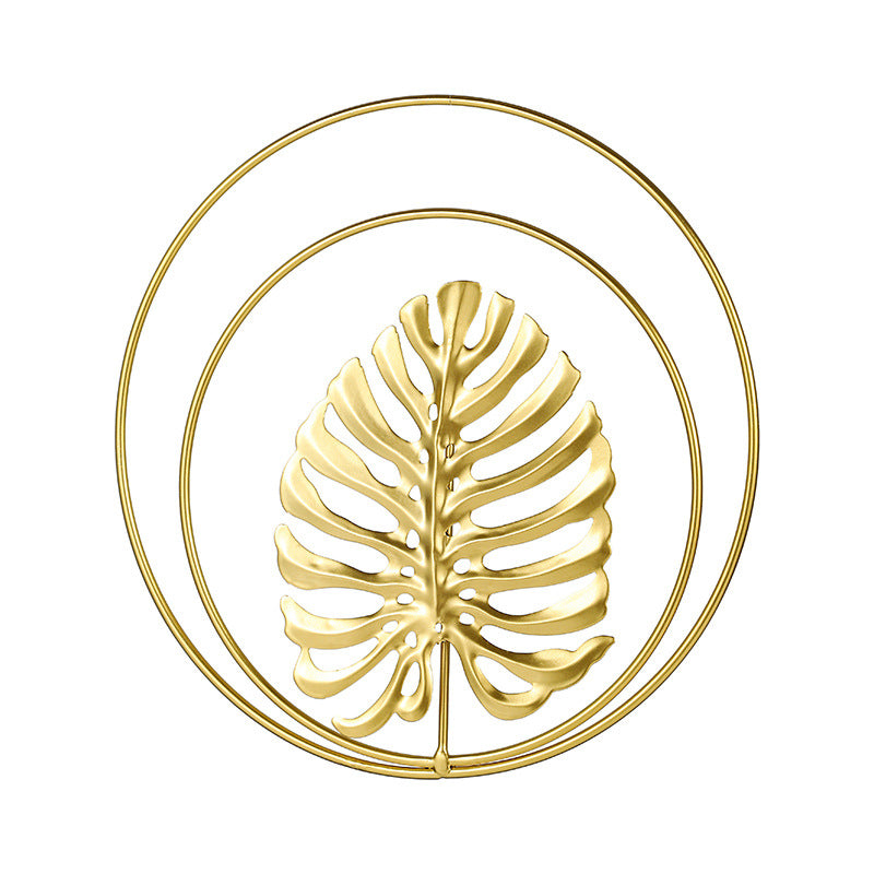 Gold Metal Wall Art for Elegant Nordic Interior Decor