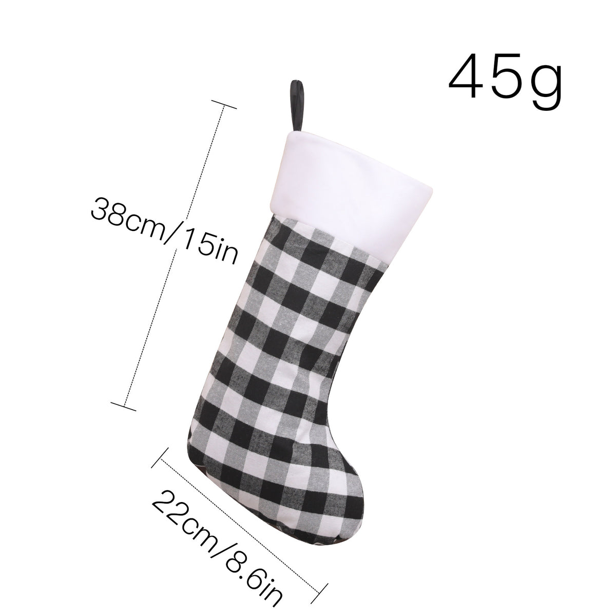 Christmas Stocking Gift Bag for Festive Mantel Décor
