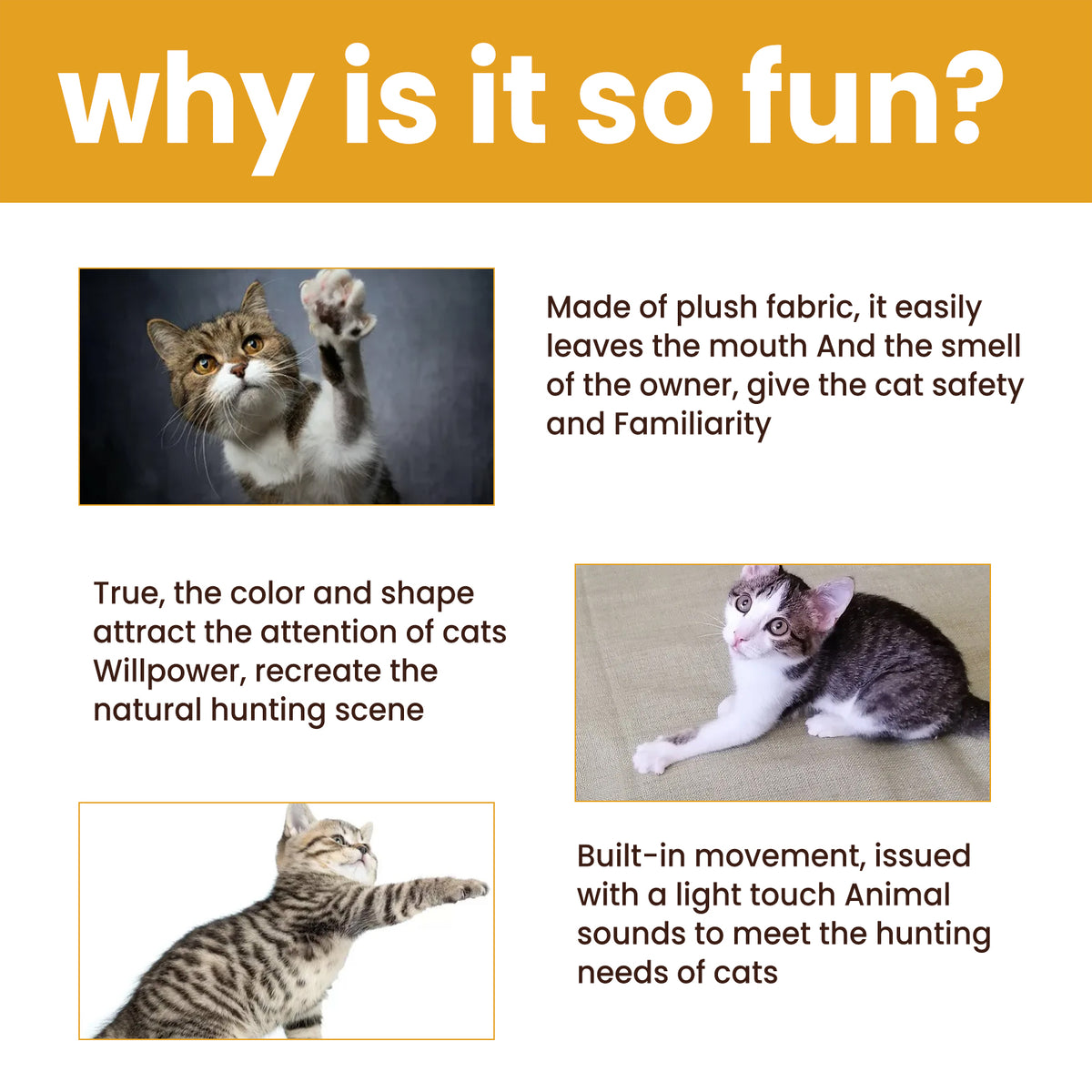 Interactive Mouse Toy for Cats With Sound & Movement