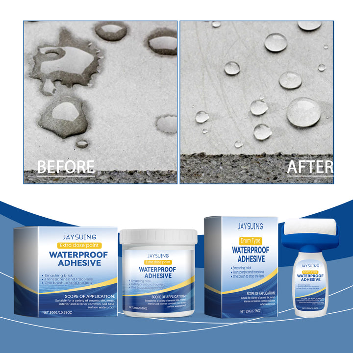 Transparent Waterproof Adhesive for Tile Leak Repair