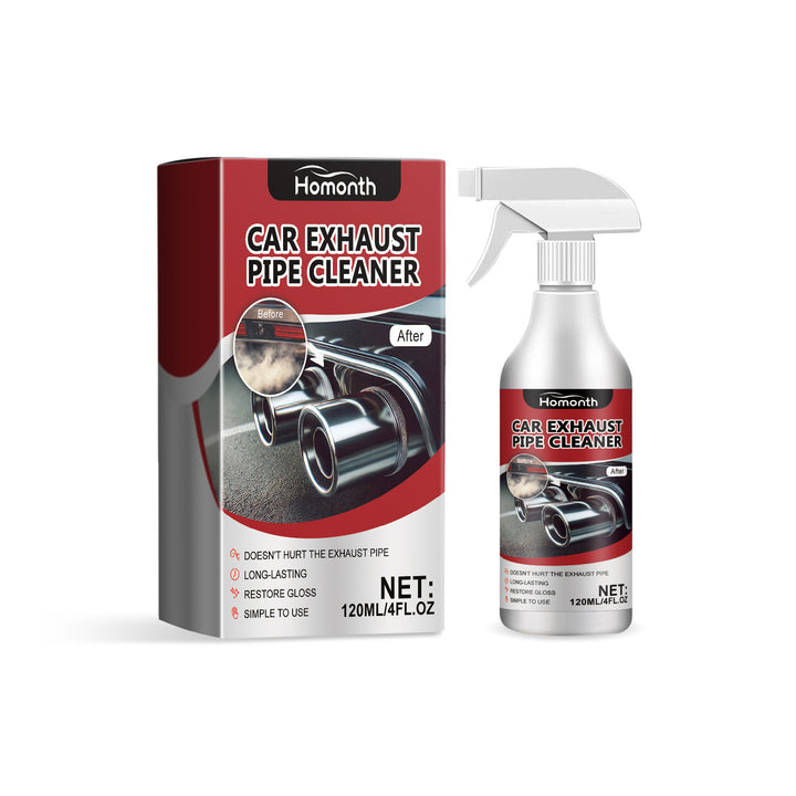 Car Exhaust Cleaner Spray for a Glossy Pipe Finish