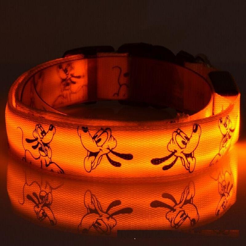 LED Dog Collar for Night Walks: Glows Visible in the Dark