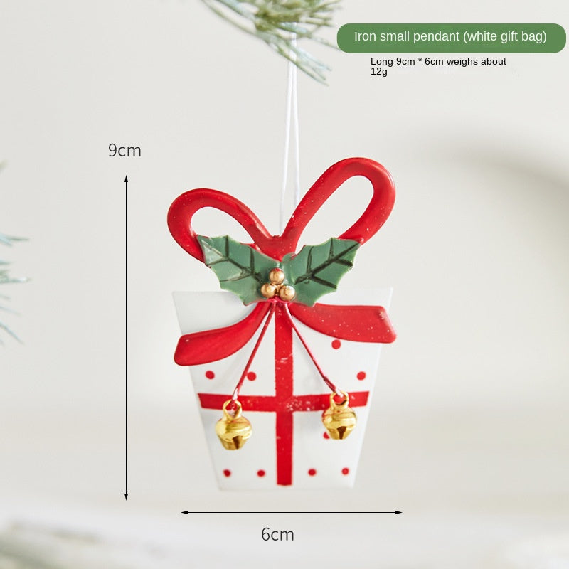 Metal Christmas Ornaments Set for Festive Displays