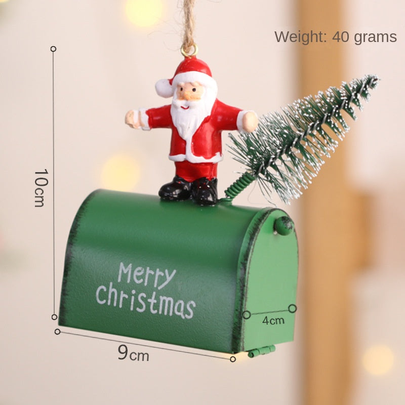 Metal Christmas Ornaments for a Whimsical Tree Display