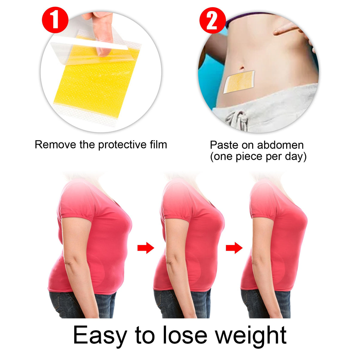 Reusable Slimming Patch for Easy Waist Shaping at Home