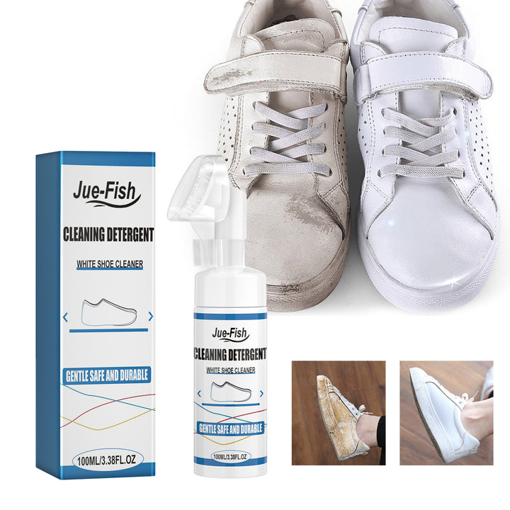 White Sneaker Cleaner Foam for Bright, Fresh Shoes