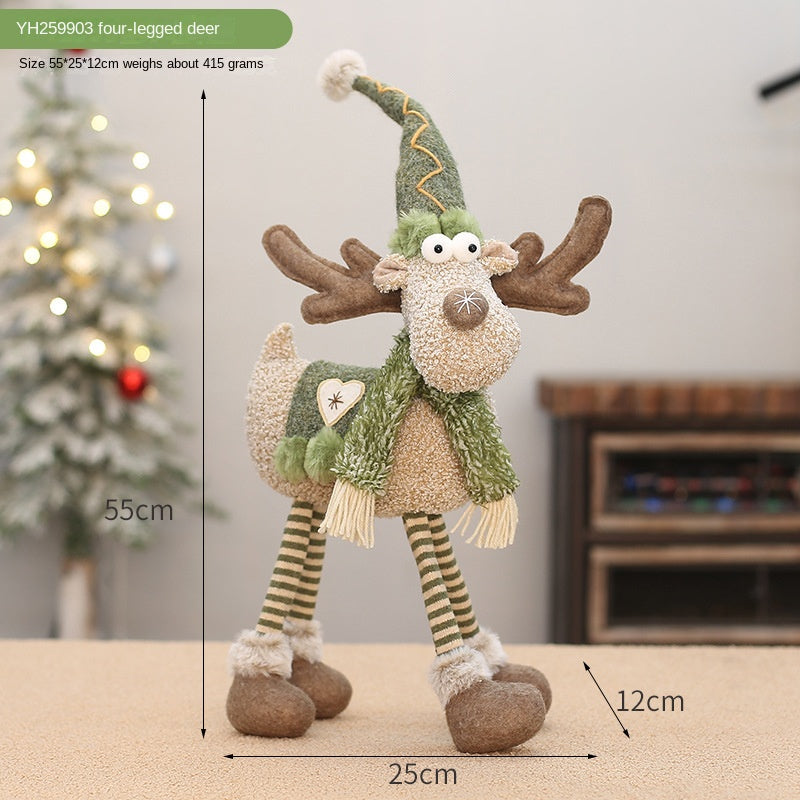 Christmas Reindeer Figurine for Cozy Holiday Displays