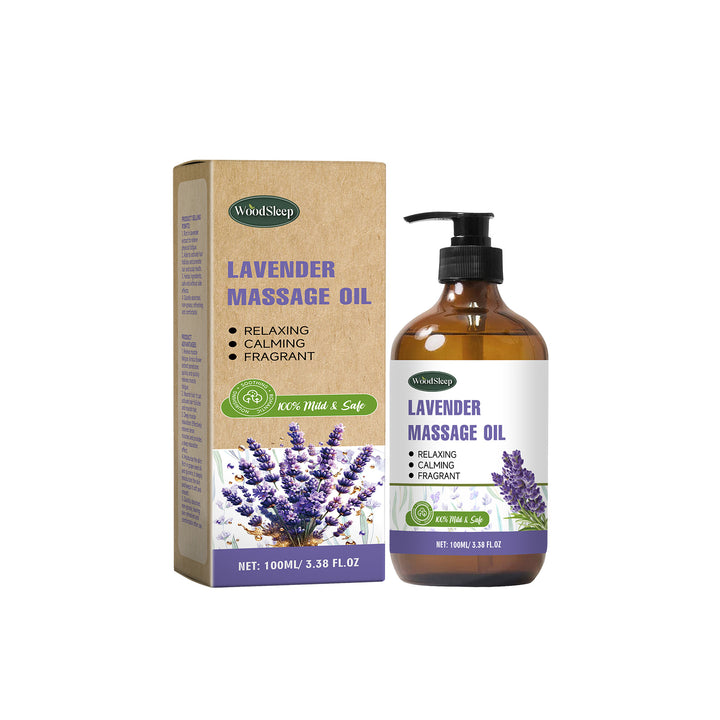 Lavender Aromatherapy Massage Oil — Relaxes Muscles & Calms