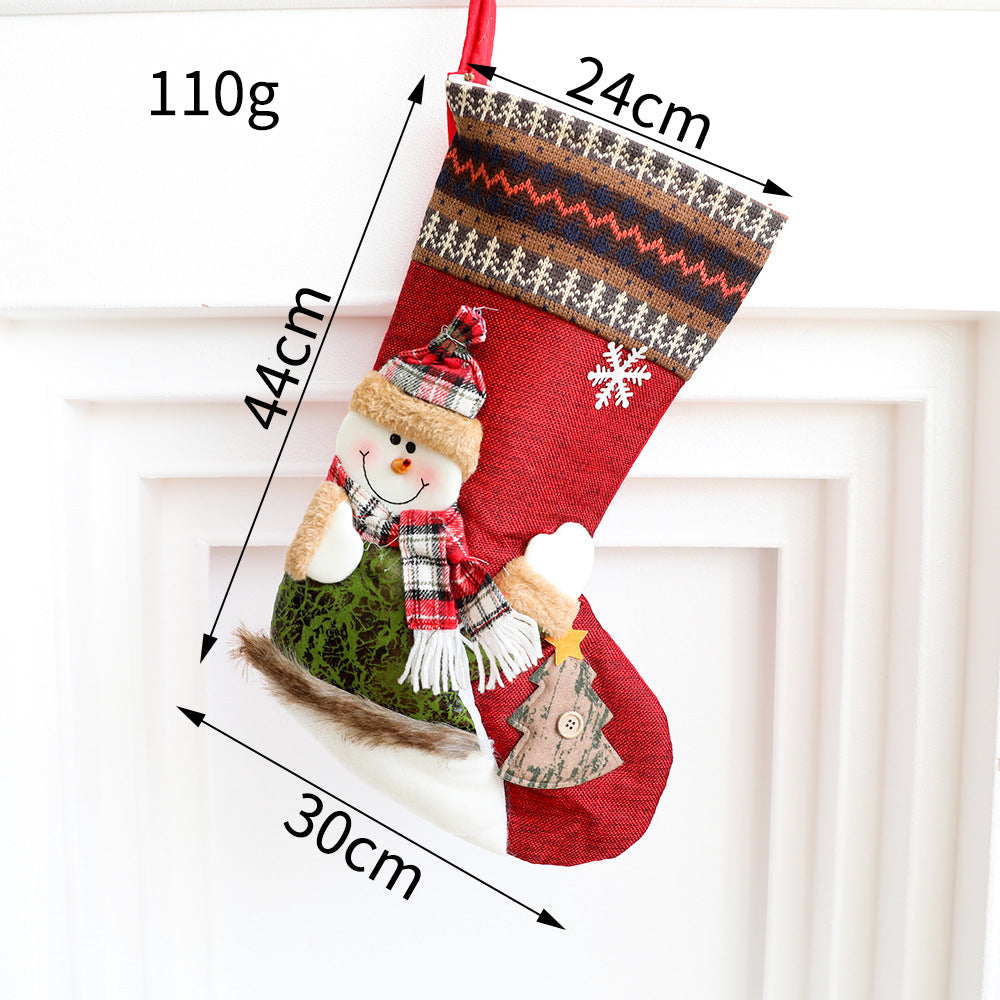 Christmas Stockings With 3D Characters for Festive Mantels