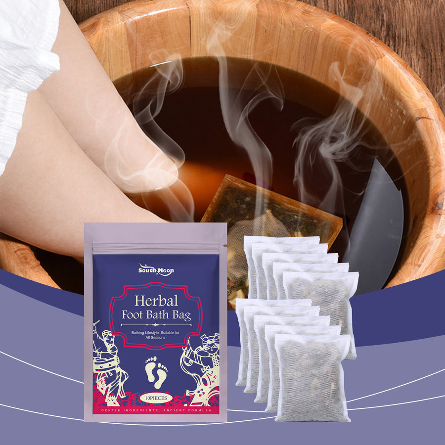 Herbal Foot Soak Bags for Tired, Cold Feet Relief
