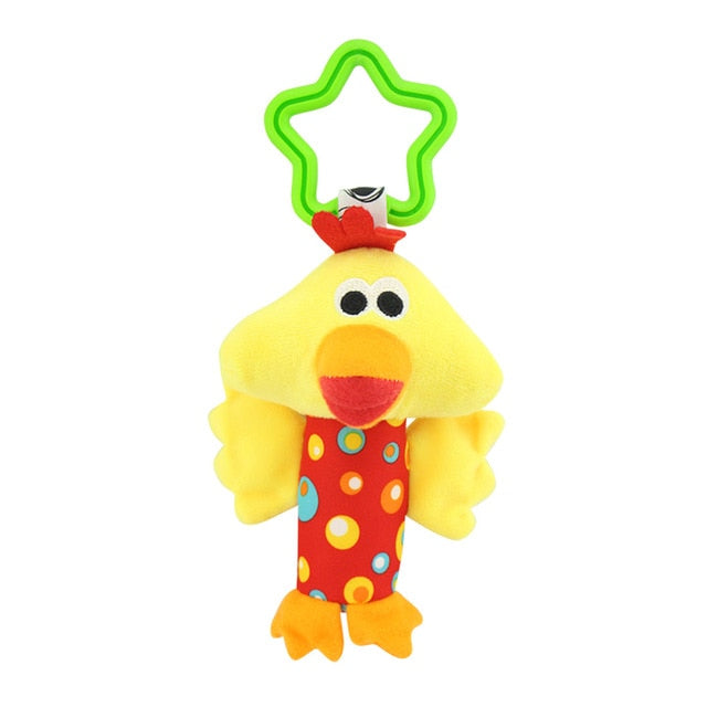 Baby Hanging Rattle Toy for Colorful Sensory Playtime