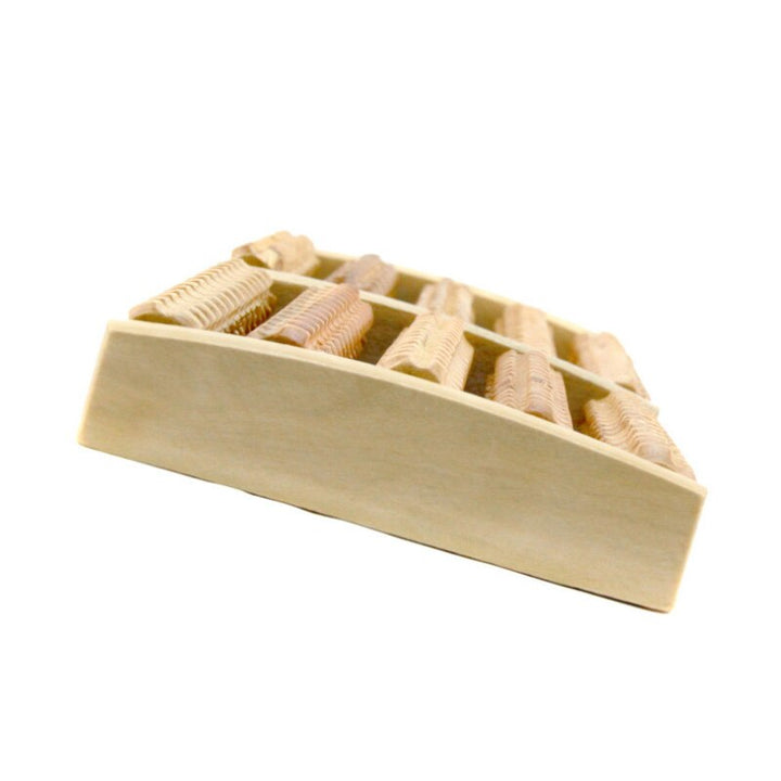 Wooden Foot Massager — Stress-Relieving Acupressure Roller