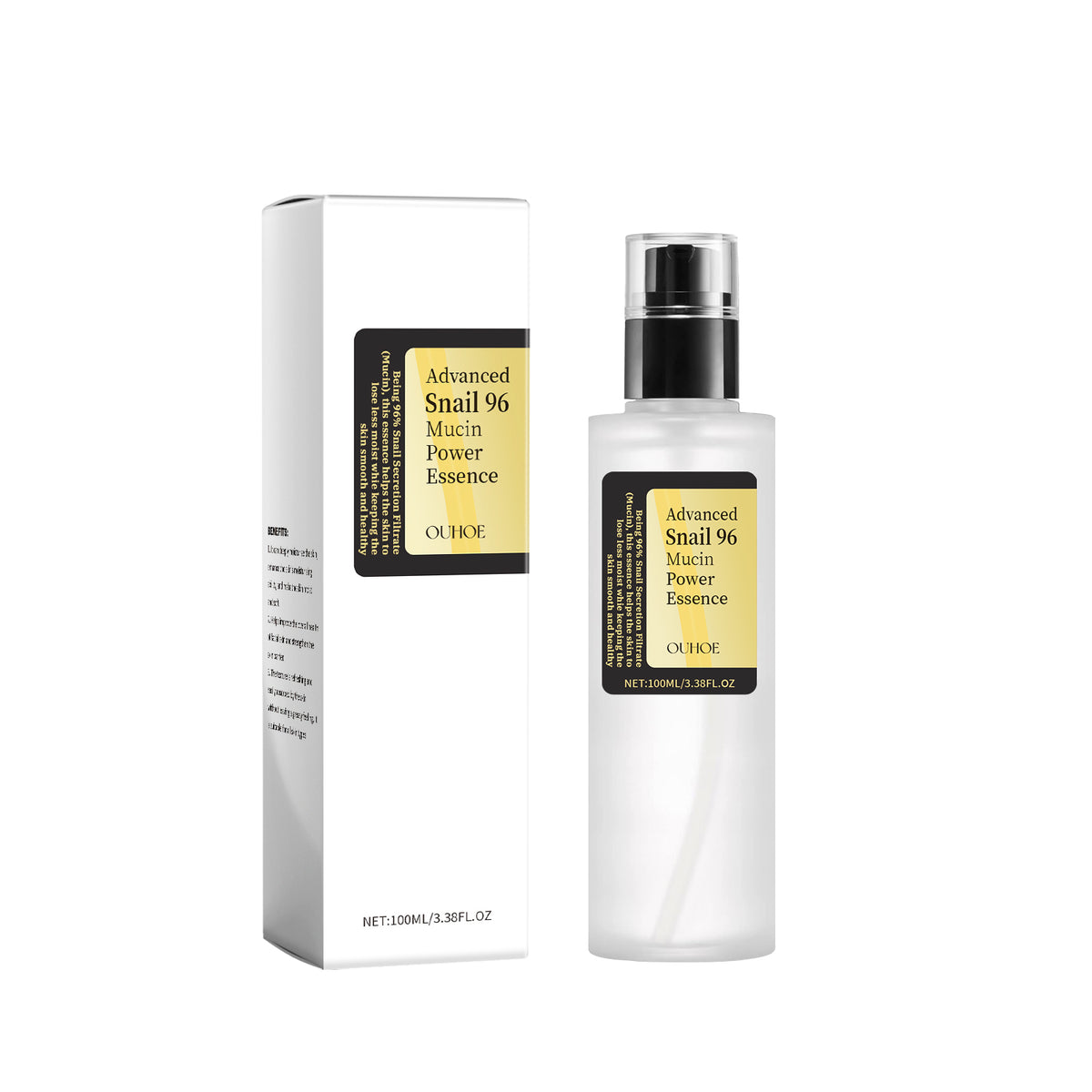 Snail Mucin Essence 96% — Deep Hydration & Lasting Glow