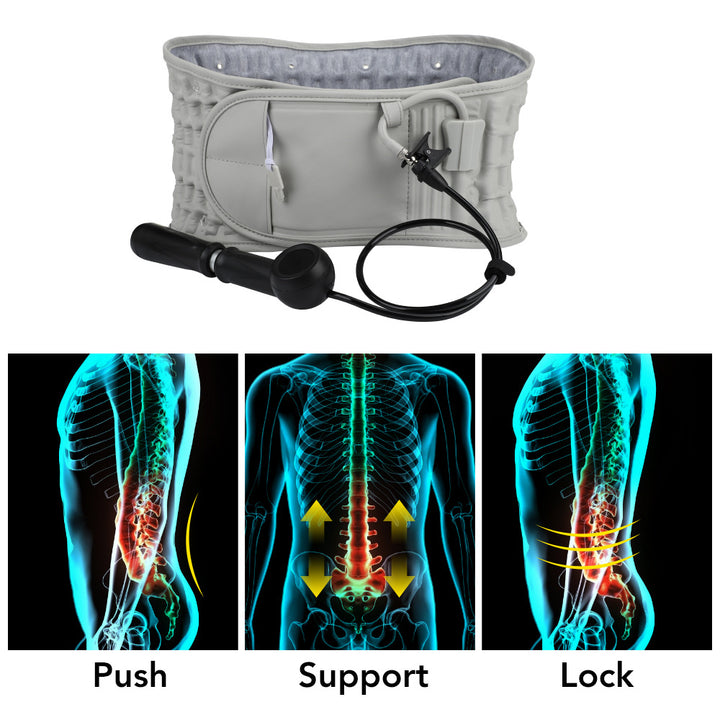Inflatable Lumbar Support Belt — Custom Compression