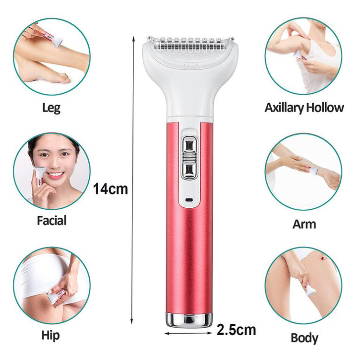 5-in-1 Women's Electric Shaver for Face, Body & Brows