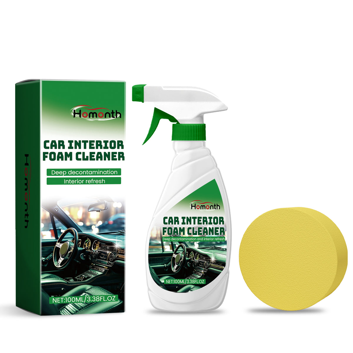 Car Interior Foam Cleaner for Deep, Fresh Surfaces