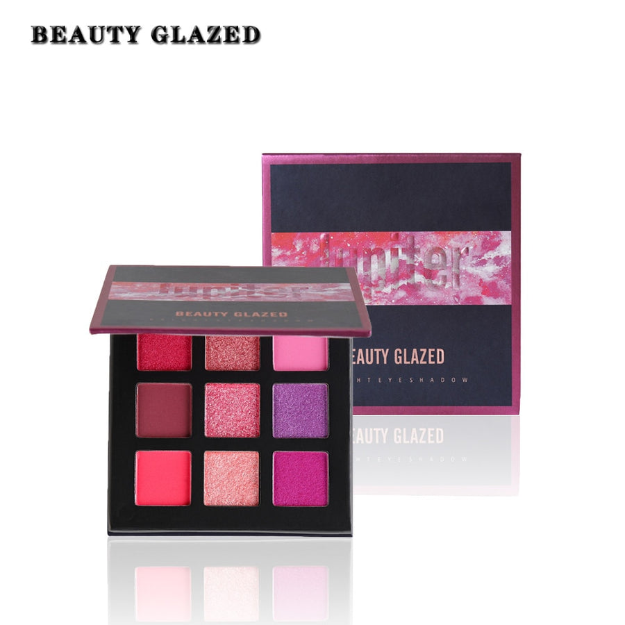 9-Color Eyeshadow Palette for Vivid, Bold Eye Looks
