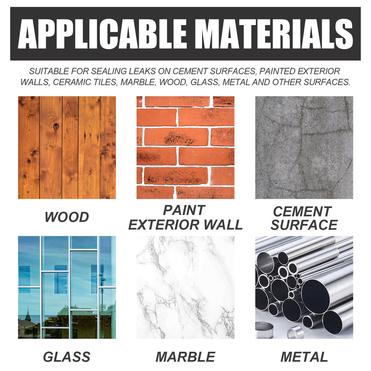 Waterproof Repair Glue for Fast, Leak-Proof Surface Sealing