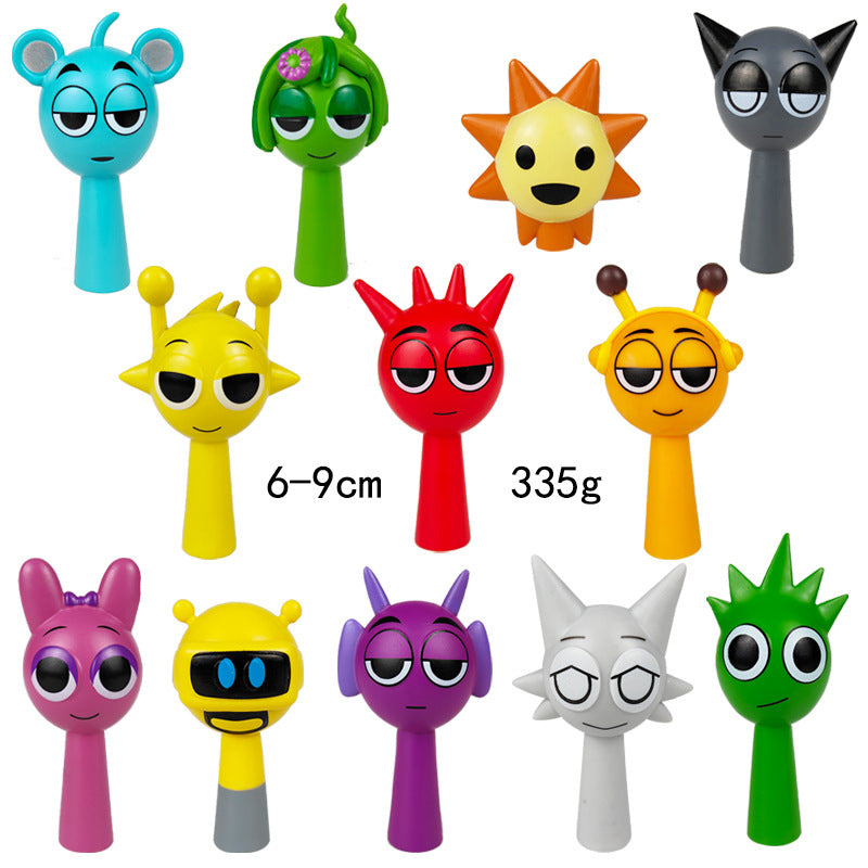 Collectible Character Ornaments for Colorful Desks