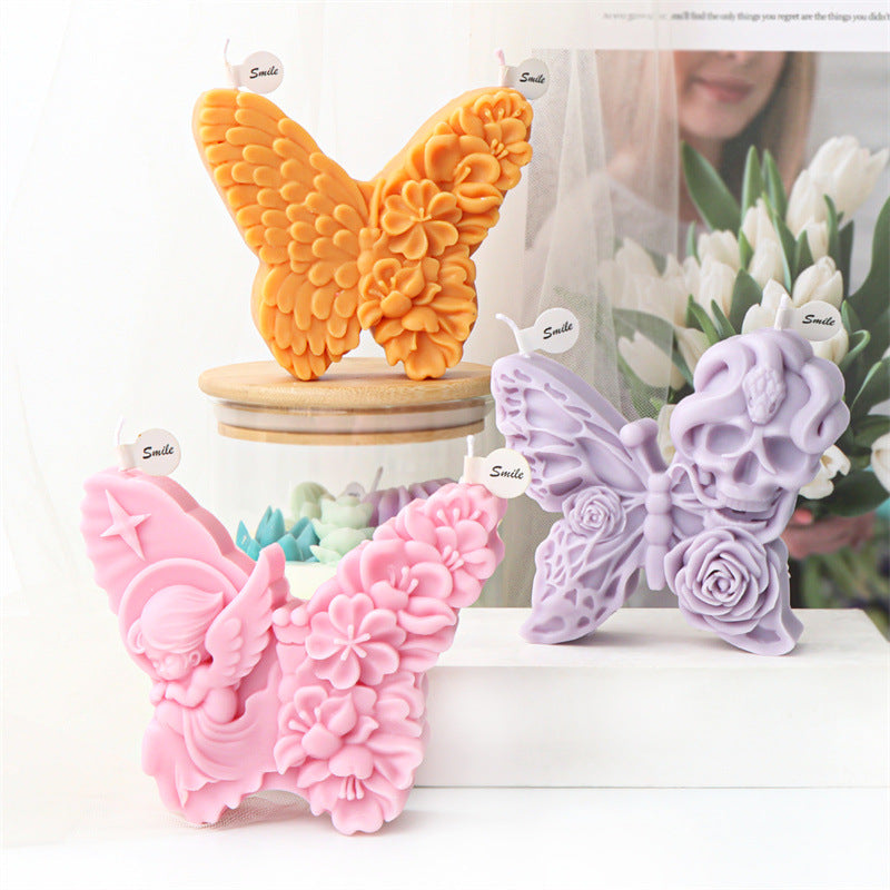 3D Butterfly Candle Mold for Detailed DIY Creations