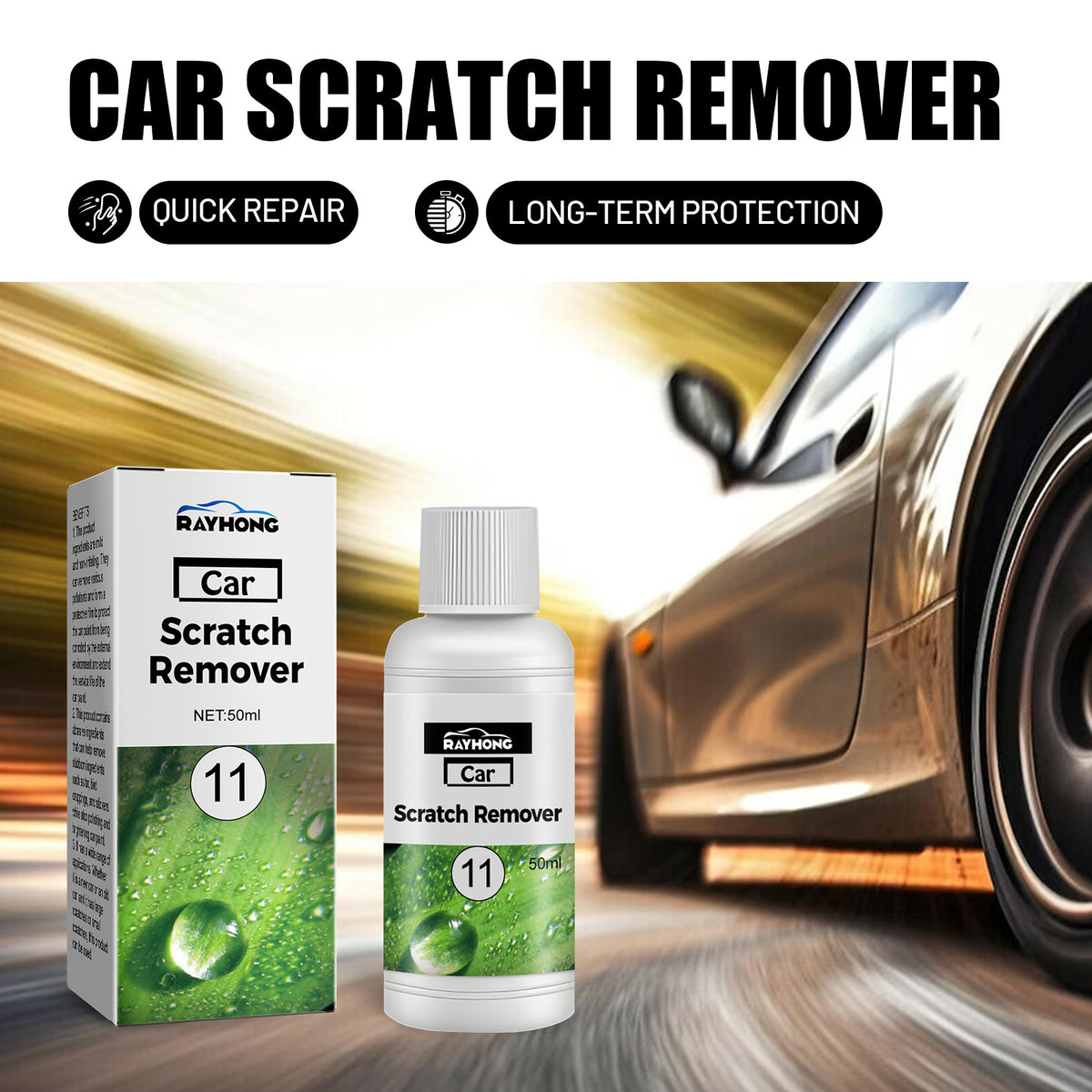 Car Scratch Remover Cream for Minor DIY Paint Scuffs