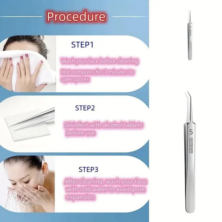 Professional Blackhead Tweezers - wanelo - store - roman
