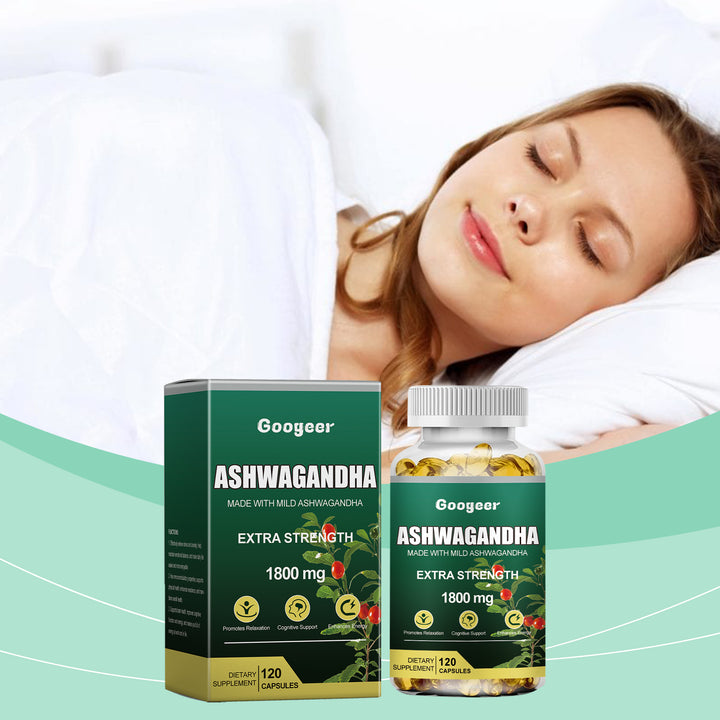 Ashwagandha 1800mg Extra Strength — Natural Stress Relief