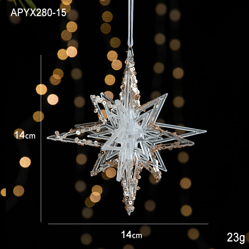Acrylic Christmas Ornaments for Sparkling Tree Decor