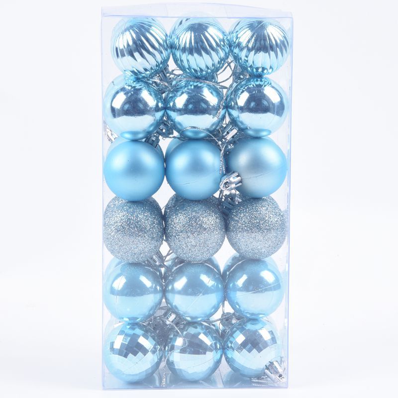 4 cm Christmas Baubles – 36-Piece Tree Decoration