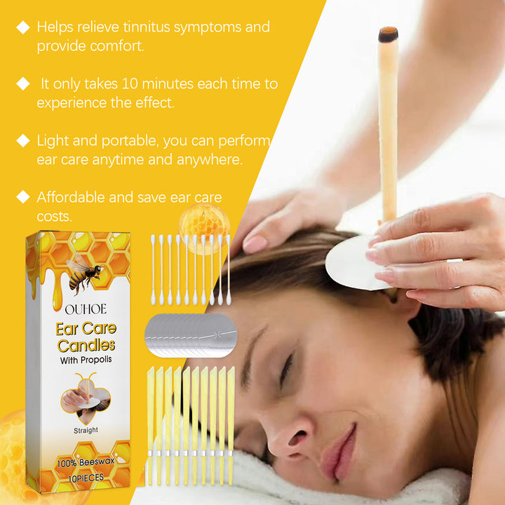 Beeswax Ear Candle Set for a Gentle Wellness Ritual