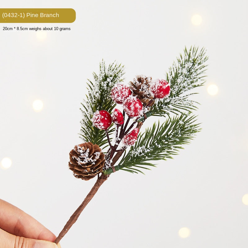 Christmas Pine Branch Decoration for Festive Displays