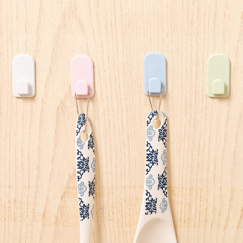 No-Drill Stick-On Wall Hooks for Remotes and Keys Set