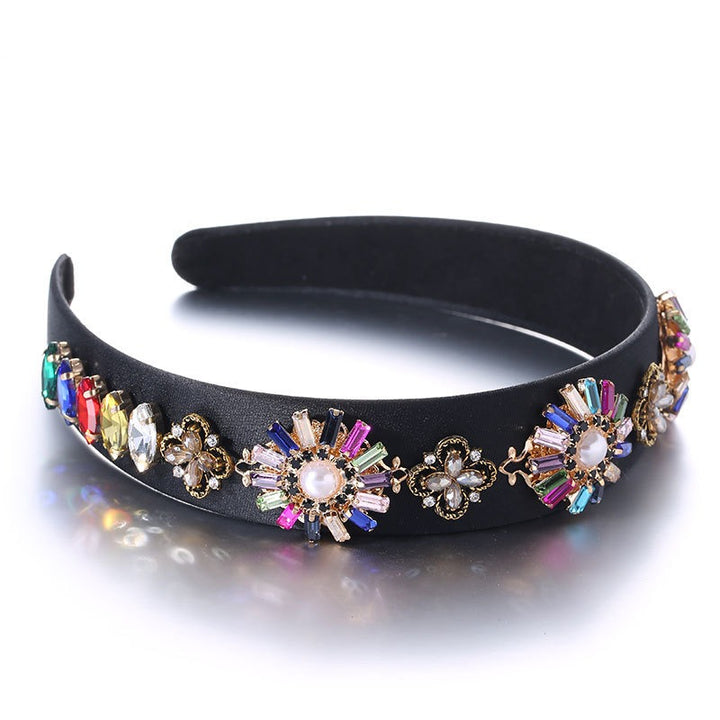 Baroque Floral Headband for Vintage-Inspired Elegance