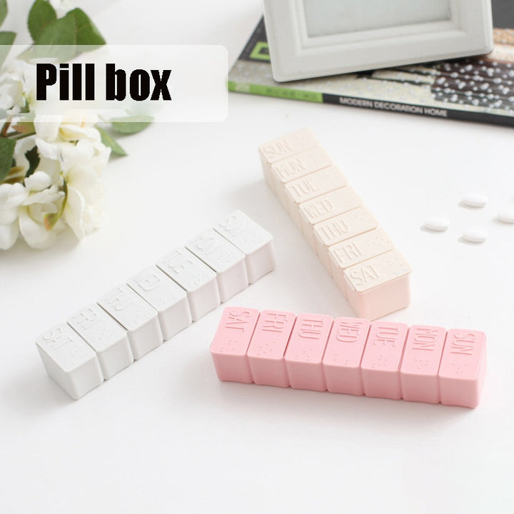 Weekly Pill Organizer — 7-Day Compartments for Daily Dosing